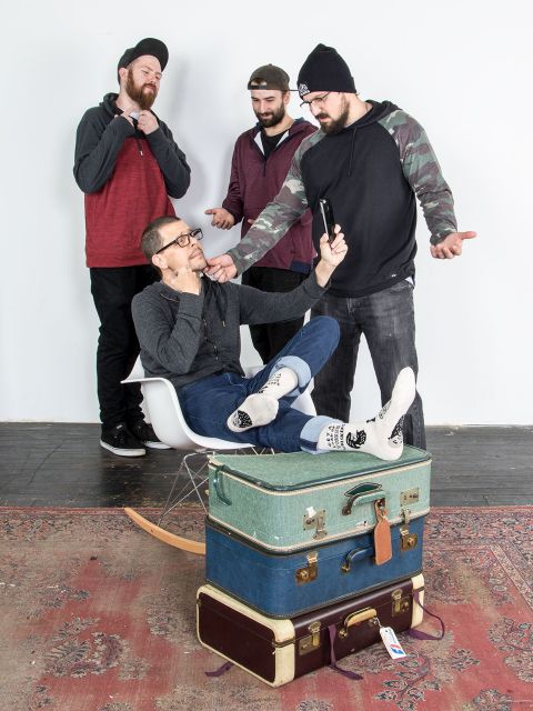 Image of Get A Load Of These Whiskers Men's-Crew Socks